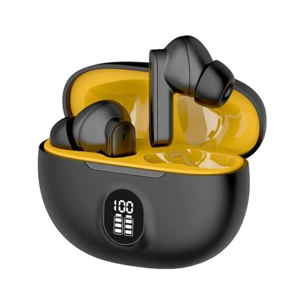 TWS Wireless Earbuds with LED Display ENC Noise Cancellation HiFi Stereo Bluetooth Earbuds