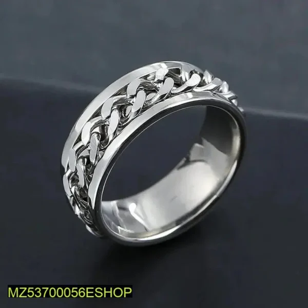 1 Pc Unisex Stainless Steel Ring