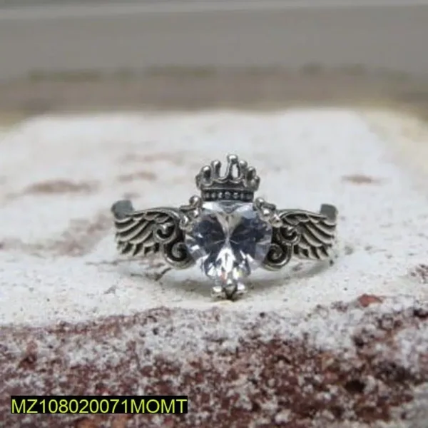 Modern Design Zircon Anniversary Ring
